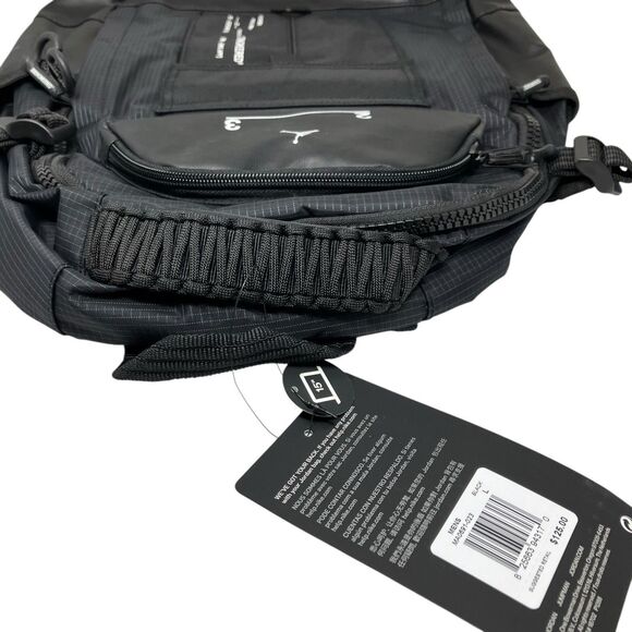 JORDAN AIR Backpack Black 23 Engineered 15" Laptop Travel MA0691-023 RARE - Picture 3 of 13